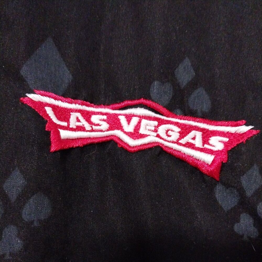 Oscar Misa Flame Dice Bowling Shirt Mens XL Y2K Rockabilly Casino Button Up - Picture 4 of 5